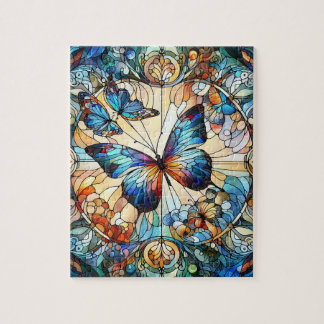 Mosaik-Schmetterling-Puzzle