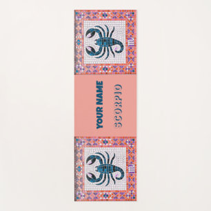 Mosaik-Skorpion-Design Yogamatte