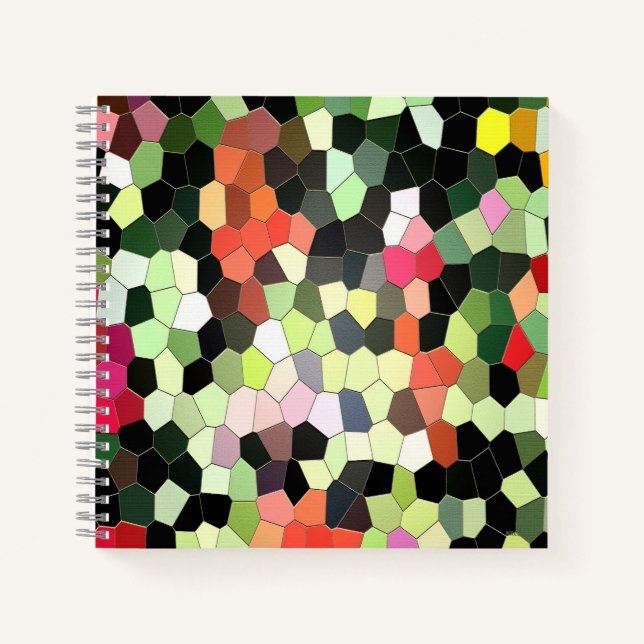 Mosaik Spaß... Notizbuch (Vorderseite)