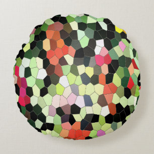 Mosaik Spaß..... Rundes Kissen