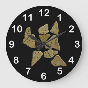 Mosaik-Steinmann Große Wanduhr