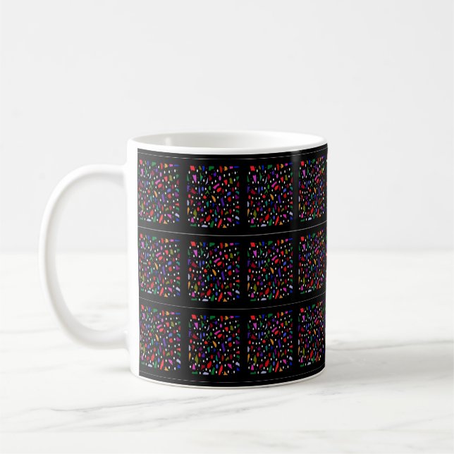Mosaik-Stücke und Musterkunst Kaffeetasse (Links)