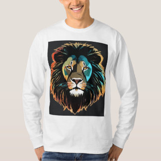 Mosaik-T - Shirt in geometrischer Form