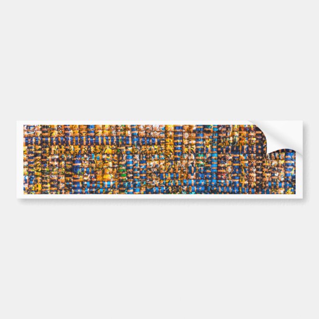 Mosaik-Tapisserie Autoaufkleber (Vorne)