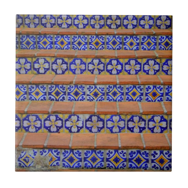 Mosaik-Treppe Fliese (Vorderseite)