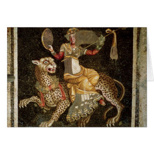 Mosaik von Dionysus eine Leopard c.180 ANZEIGE
