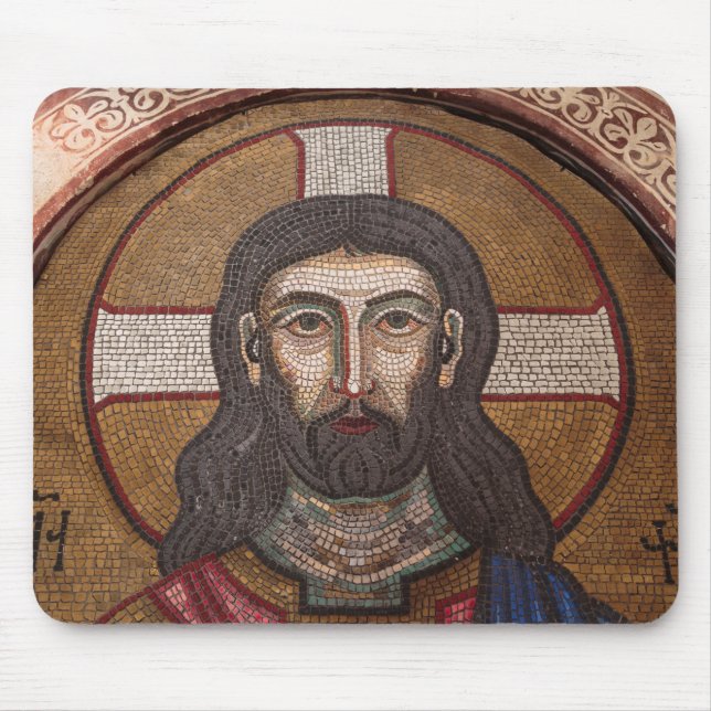 Mosaik von Jesus Mousepad (Vorne)