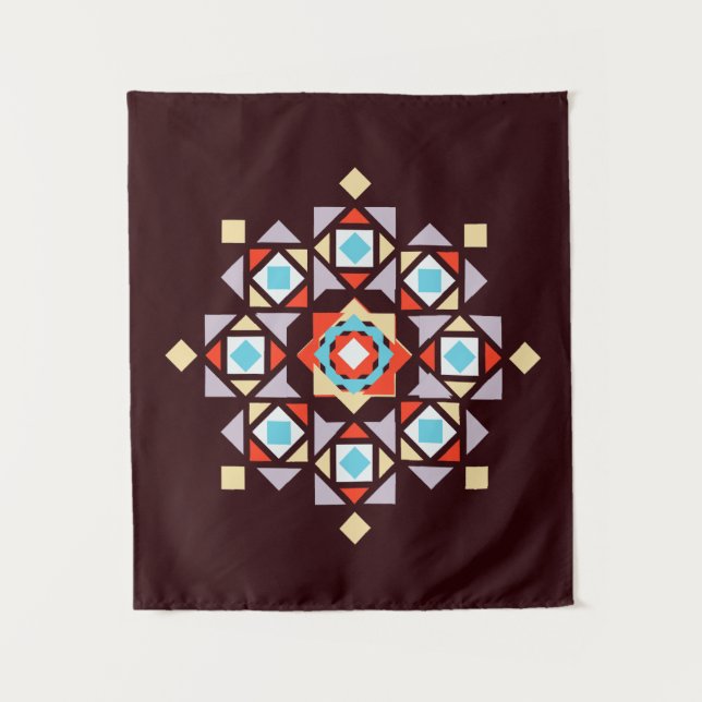 Mosaik Wandteppich (Vorderseite)