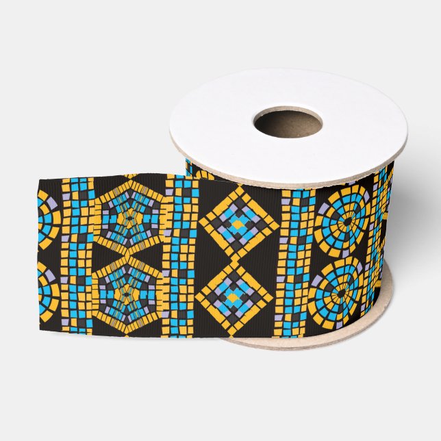 Mosaikband Ripsband (Spule)