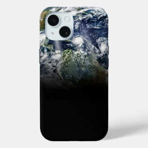 Mosaikbild des Planeten Erde mit 3 Hurrikanen Case-Mate iPhone Hülle