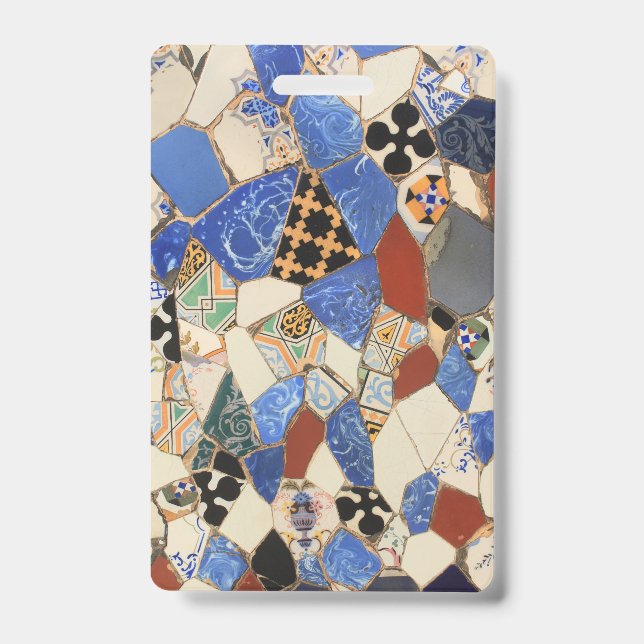 Mosaikdekoration Ausweis (Vorderseite)
