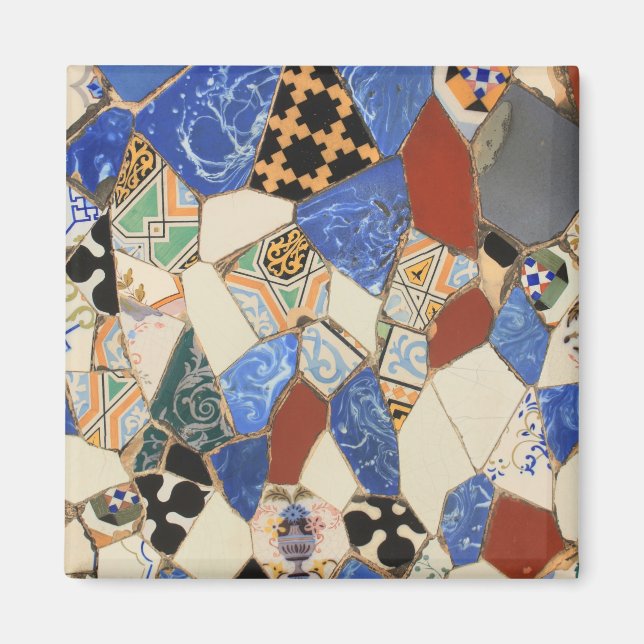 Mosaikdekoration Magnet (Vorne)