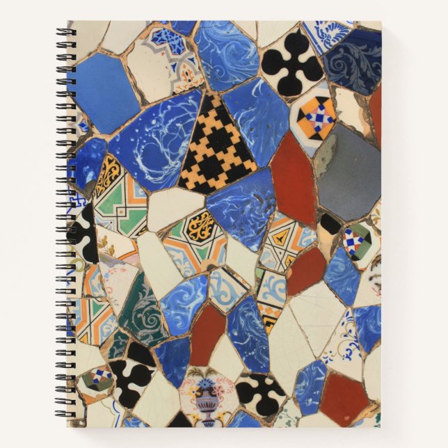 Mosaikdekoration Notizbuch (Vorderseite)