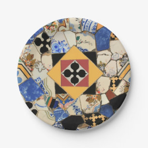 Mosaikdekoration Pappteller