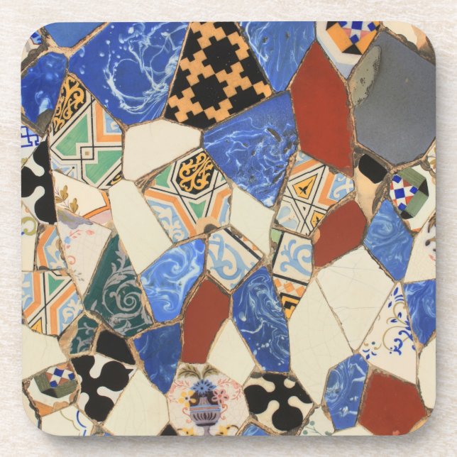 Mosaikdekoration Untersetzer (Vorderseite)