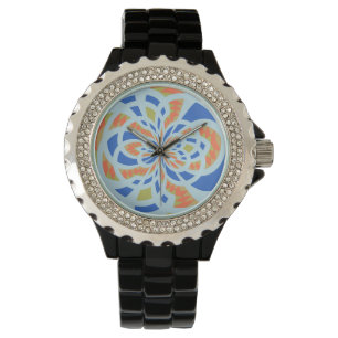 Mosaike Abstrakte Kunst Armbanduhr