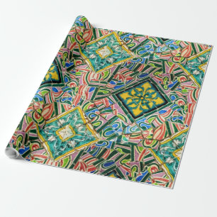 Mosaike Park Guell Geschenkpapier