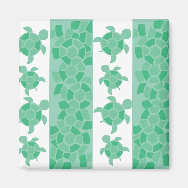 Mosaike Turtles Magnet (Vorne)
