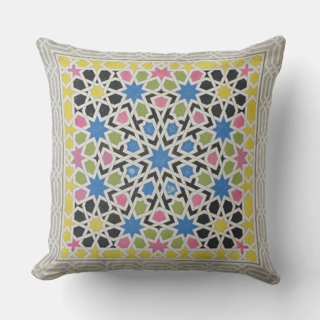 Mosaikentwurf vom Alhambra, 'vom Araber Kissen (Vorderseite)