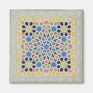 Mosaikentwurf vom Alhambra, 'vom Araber Magnet