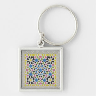 Mosaikentwurf vom Alhambra, 'vom Araber Schlüsselanhänger