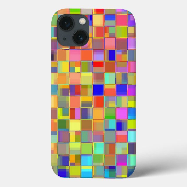 Mosaikfarben Case-Mate iPhone Hülle (Rückseite)