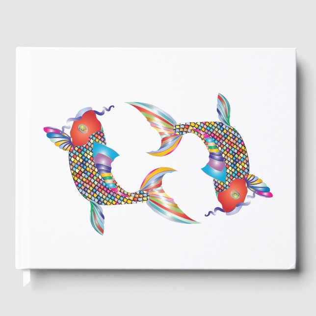 Mosaikfisch Gästebuch (Vorderseite)