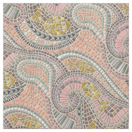 Mosaikfisch Stoff