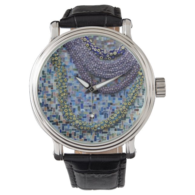 Mosaikfliese beobachten armbanduhr (Vorderseite)