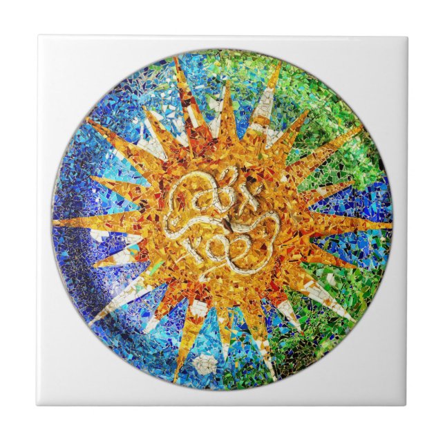 Mosaikfliese Fliese (Vorderseite)