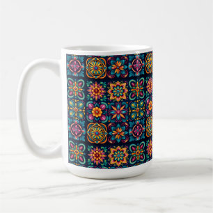 Mosaikfliesen Blume 53 Kaffeetasse