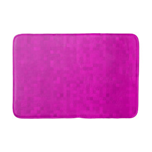 Mosaikfliesen-Muster in heiß rosa Magenta Badematte