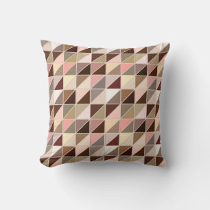 Mosaikfliesen - Taupe, Korallen, Neutrale Kissen