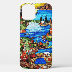 Mosaikgestanztes Glas des Mittelmeers Case-Mate iPhone Hülle