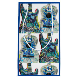 Mosaikgitarre Lover Geschenktasche Kleine Geschenktüte