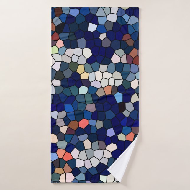 Mosaikhandtuch-Set Badhandtuch Set (Badehandtuch)