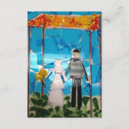 Mosaikhochzeit Einladung