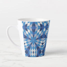 Mosaikische Sternexplosion (Muster) Milchtasse