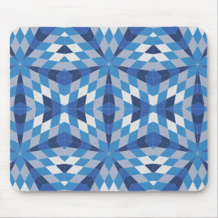 Mosaikische Sternexplosion (Muster) Mousepad