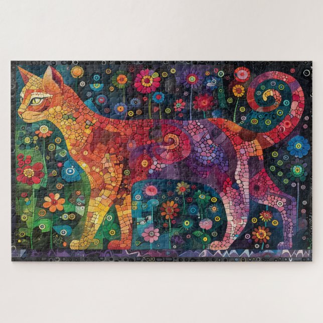 Mosaikkatze (Horizontal)