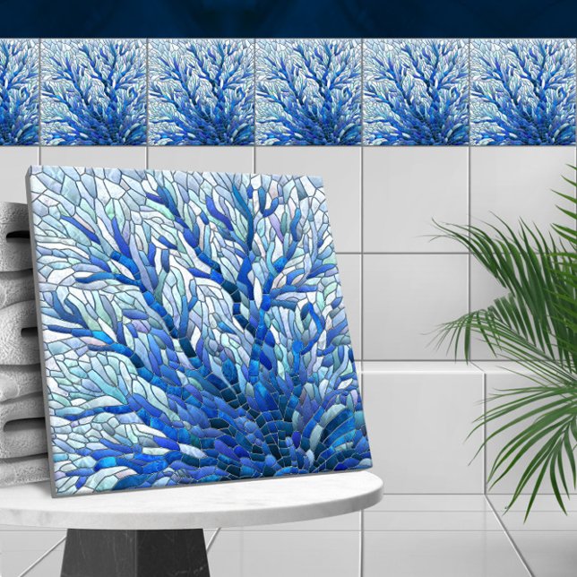 Mosaikkunst des Blauen Meeres Fliese (Von Creator hochgeladen)