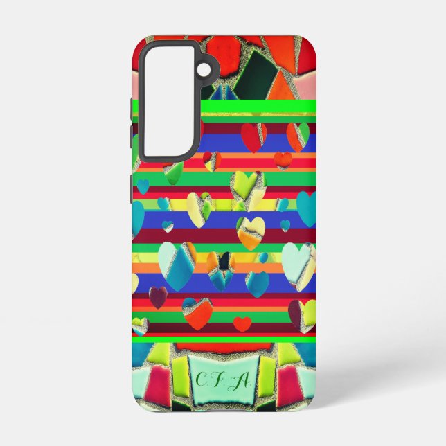 Mosaikkunst für Spaß und Mode Samsung Galaxy Hülle (Rückseite)