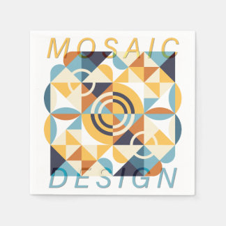 Mosaikkunstmuster Serviette