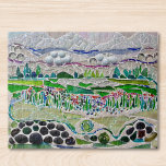 Mosaiklandschaft<br><div class="desc">Dieses dekorative Puzzle mit Puzzle ist ein Mosaikbild. Ich habe das originale Mosaik-Design mit Teilen aus farbigem Glas und Kies gemacht. Ich hoffe,  dass Ihnen dieses Rätsel gefällt! Original Mosaic Design © Michele Davies</div>