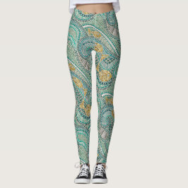 Mosaikminze Leggings