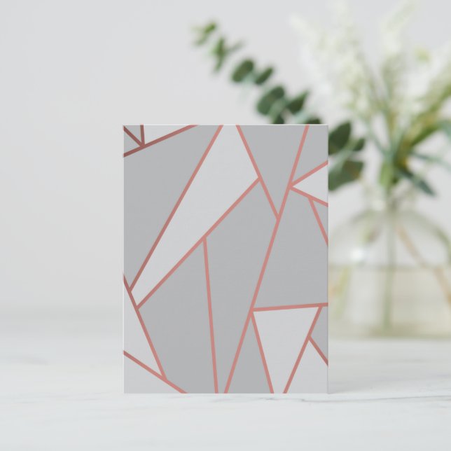 Mosaikmuster 3 postkarte (Stehend Vorderseite)