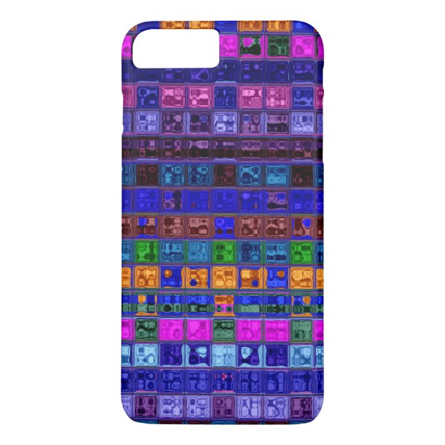 Mosaikmuster aus gefestigtem Glas #11 Case-Mate iPhone Hülle (Rückseite)