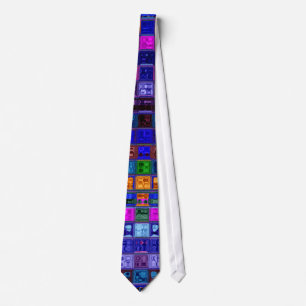 Mosaikmuster aus gefestigtem Glas #11 Krawatte