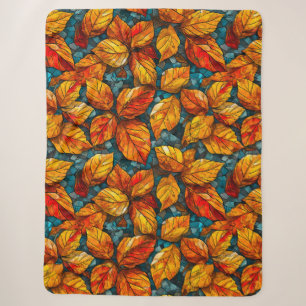 Mosaikmuster im Herbst Sherpadecke