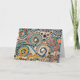 Mosaiknotecard Karte